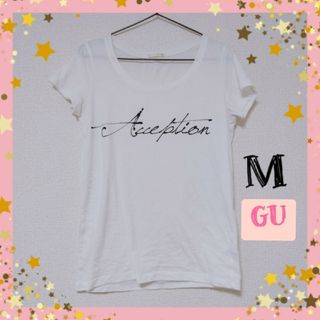 ジーユー(GU)の④M　GU　Tシャツ　トップス(Tシャツ(半袖/袖なし))