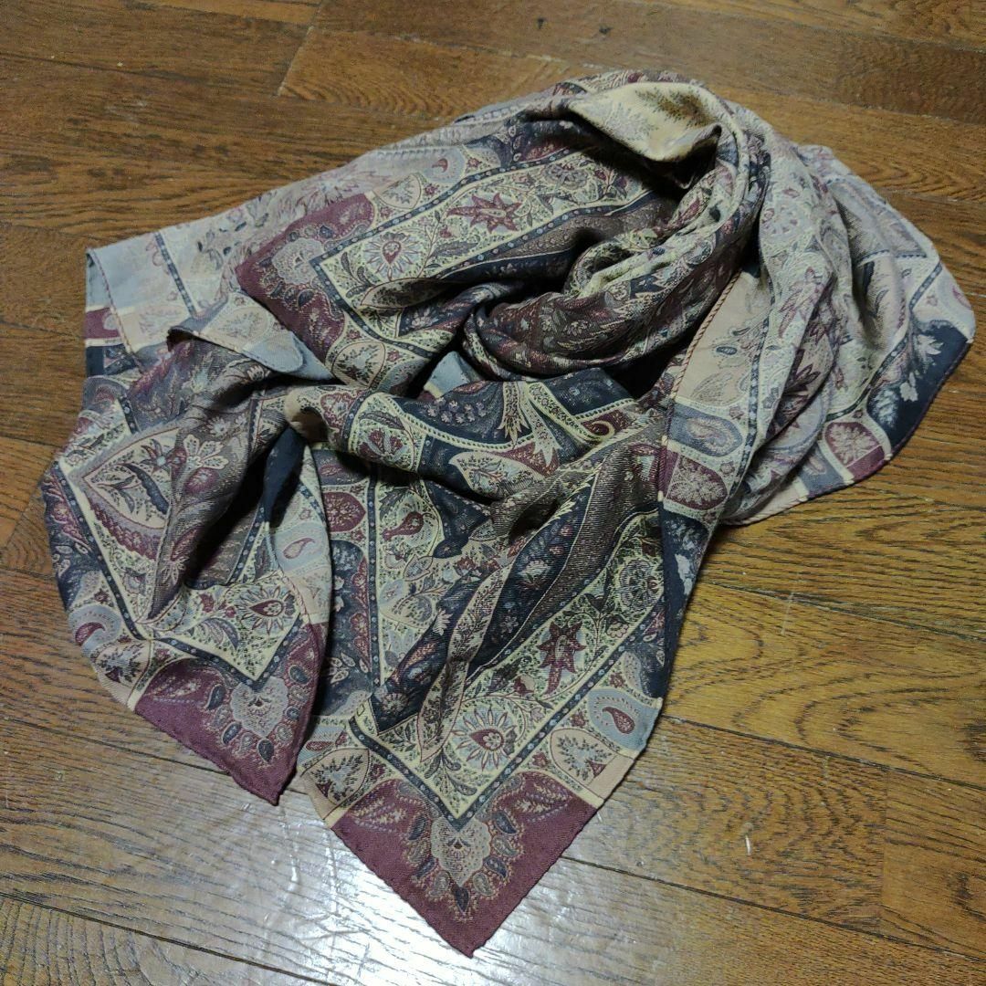 ETRO - 1682超美品 エトロ ストール スヌード シルク混 ペイズリー柄