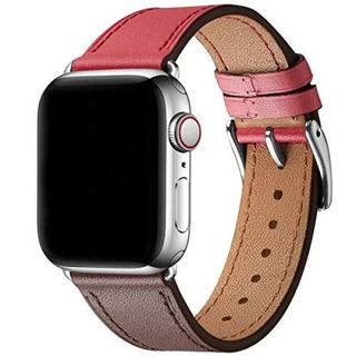 アップルウォッチ(Apple Watch)の【WFEAGL】コンパチブル Apple Watch バンド 38mm 40mm(レザーベルト)