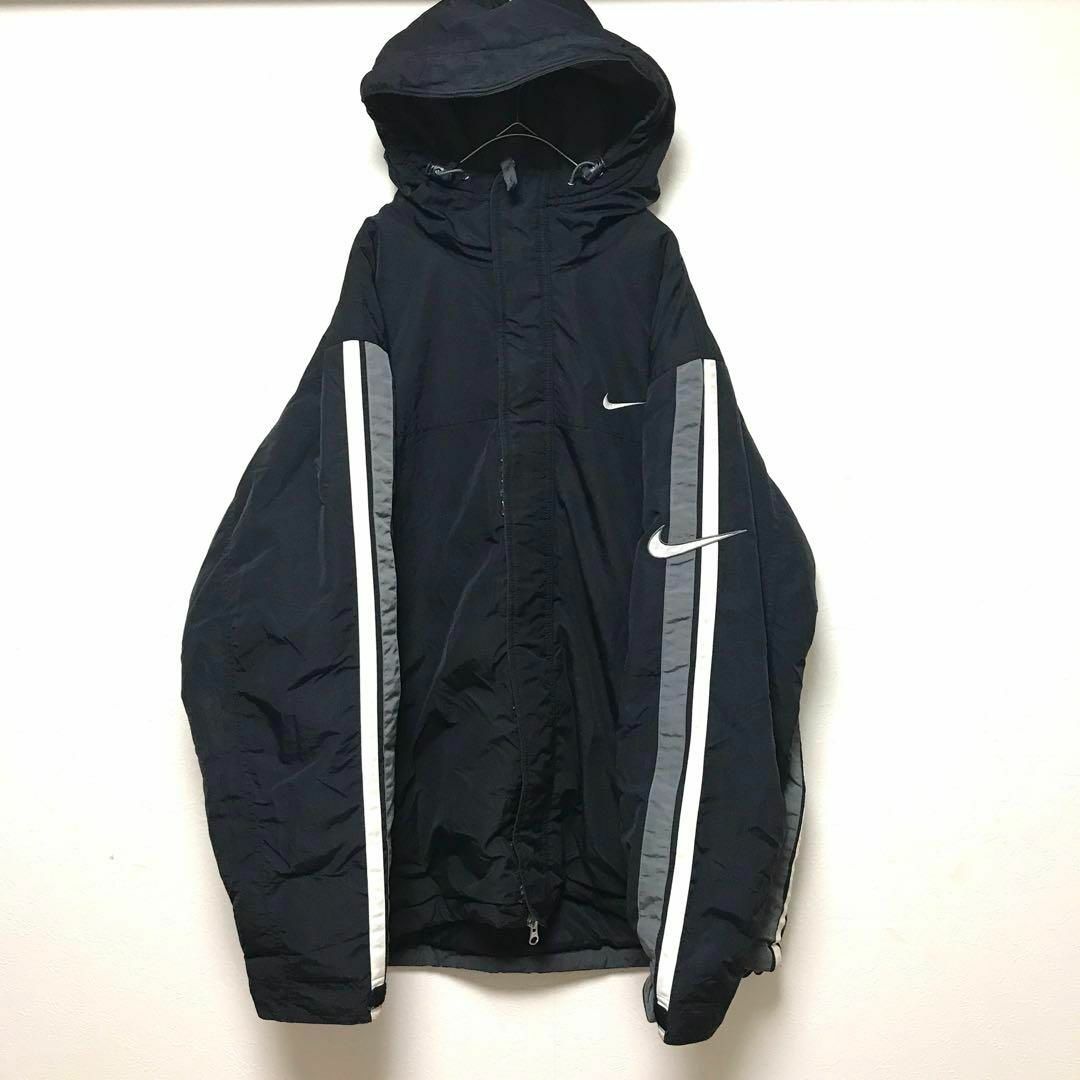 00’s Nike テック マウンテンパーカー グレー Lドローコード y2k