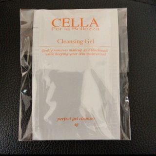 【新品未開封】CELLA Cleansing Gel 4g×3(クレンジング/メイク落とし)