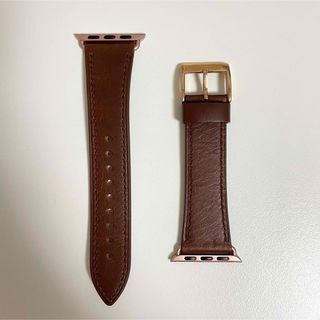 Apple Watch - 【美品、純正】45mmケース用インクレザーリンク - S/M