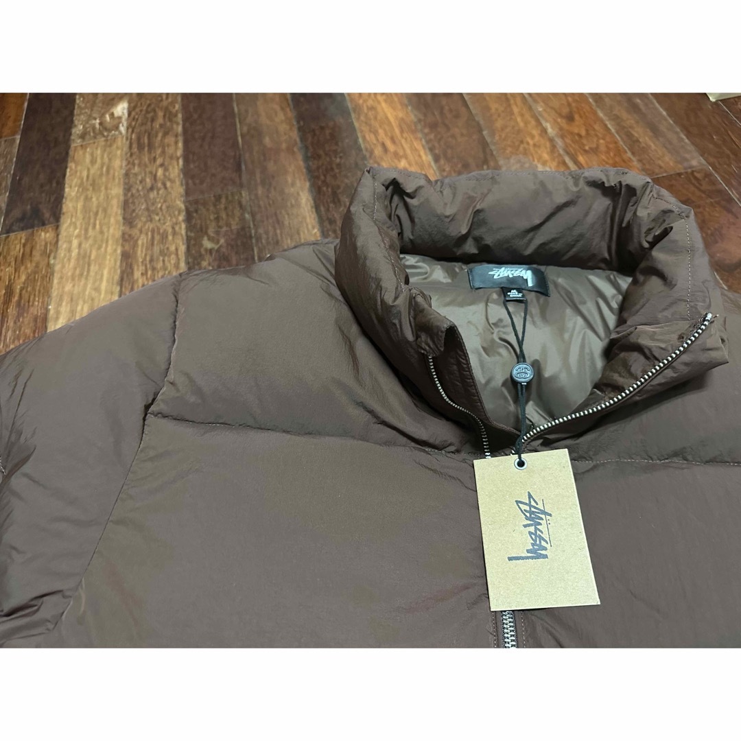 STUSSY - STUSSY RIPSTOP DOWN PUFFER JACKET Brownの通販 by ケンタ