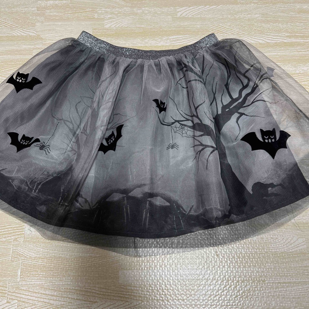 H&M(エイチアンドエム)のハロウィン　スカート　チュール キッズ/ベビー/マタニティのキッズ服女の子用(90cm~)(スカート)の商品写真