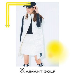 パーリーゲイツ(PEARLY GATES)のAIMANTGOLF エマンゴルフ　カモフラダウンベスト(ウエア)