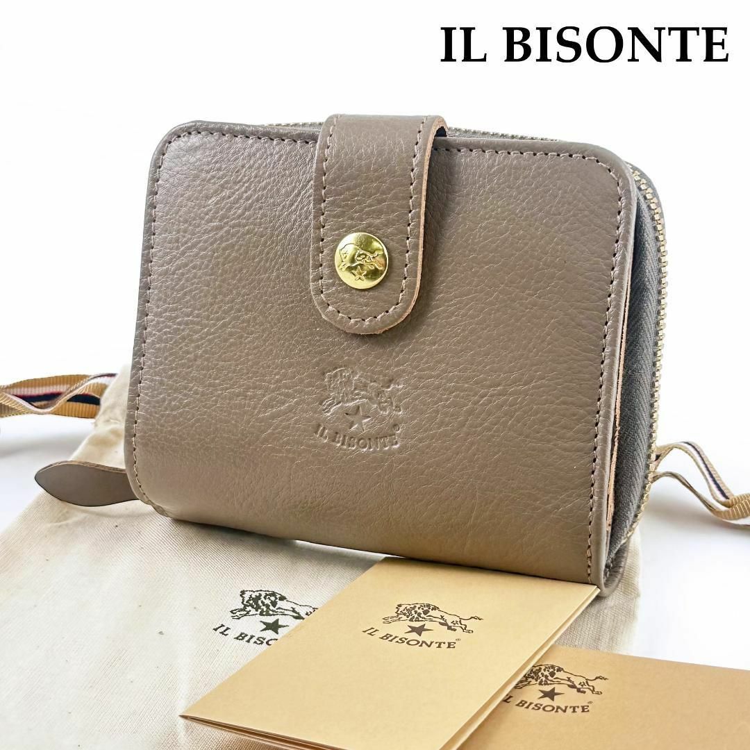 最終値下げ‼️【新品】 IL BISONTE イルビゾンテ 二つ折り財布-