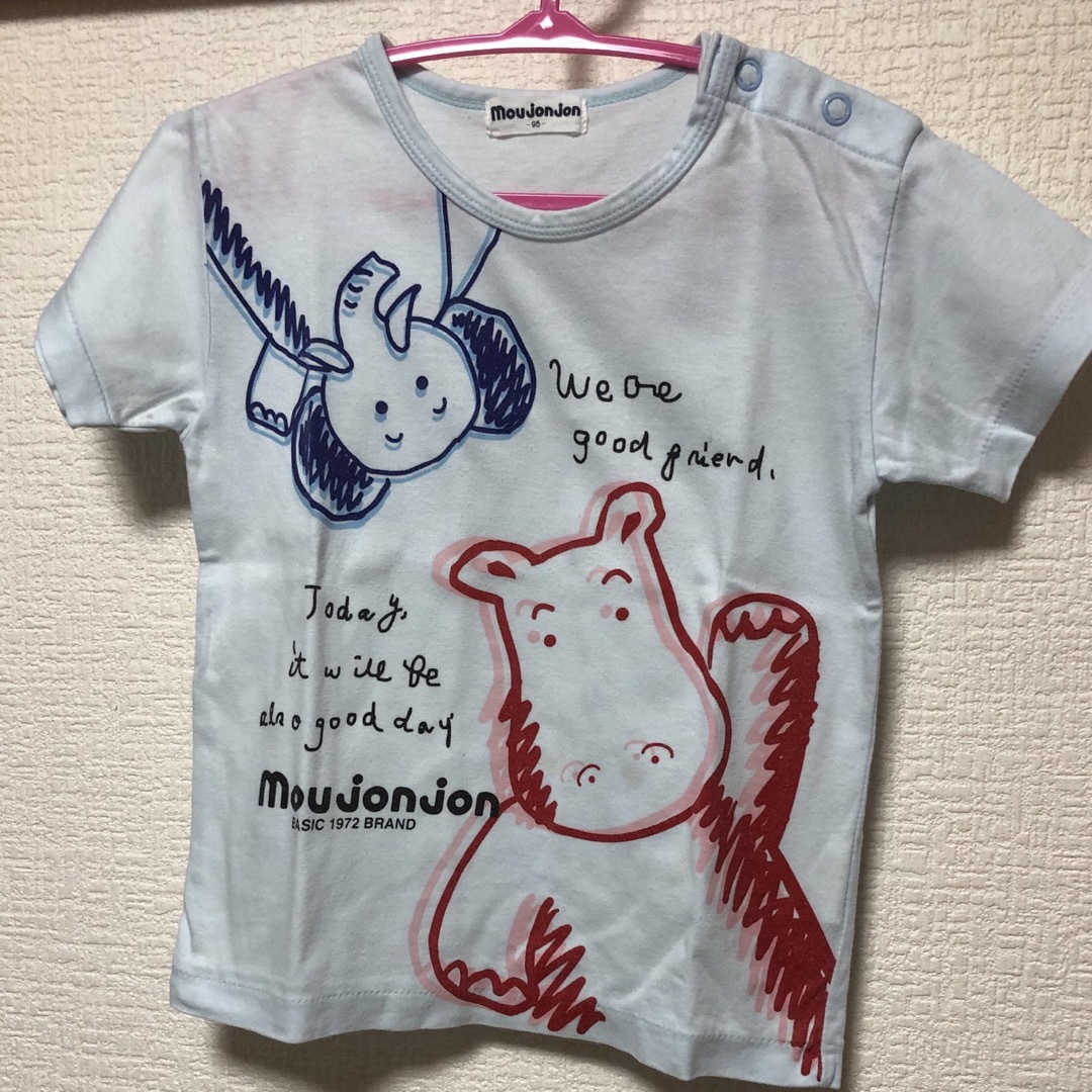 mou jon jon(ムージョンジョン)のmou jon jon95㎝、100㎝キッズ服4点セット キッズ/ベビー/マタニティのキッズ服男の子用(90cm~)(Tシャツ/カットソー)の商品写真