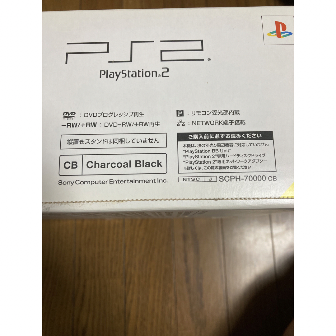 PlayStation2(プレイステーション2)のSONY PlayStation2 SCPH-70000 cb ジャンク品 エンタメ/ホビーのゲームソフト/ゲーム機本体(家庭用ゲーム機本体)の商品写真