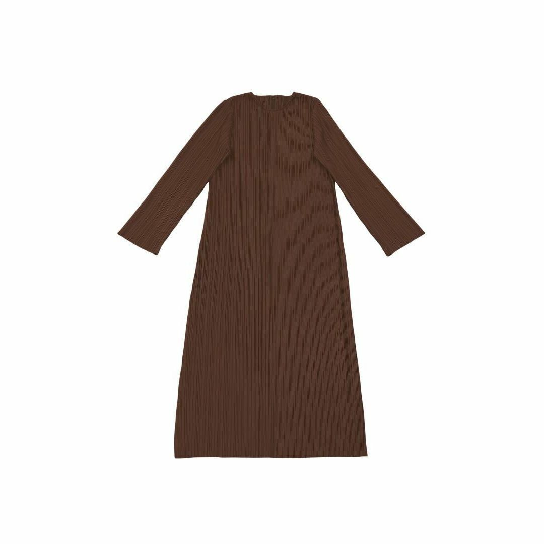 1 新色 ClaSTEllaR PLEATED LONG DRESS MOCHA