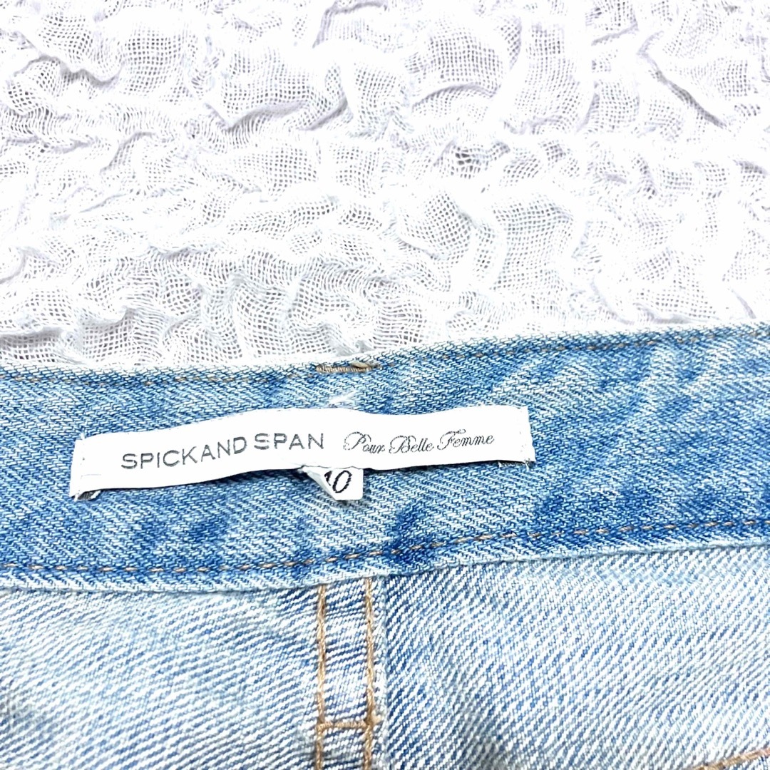 SPICK AND SPAN スピックアンドスパン　デニムパンツ　ライトブルー 7