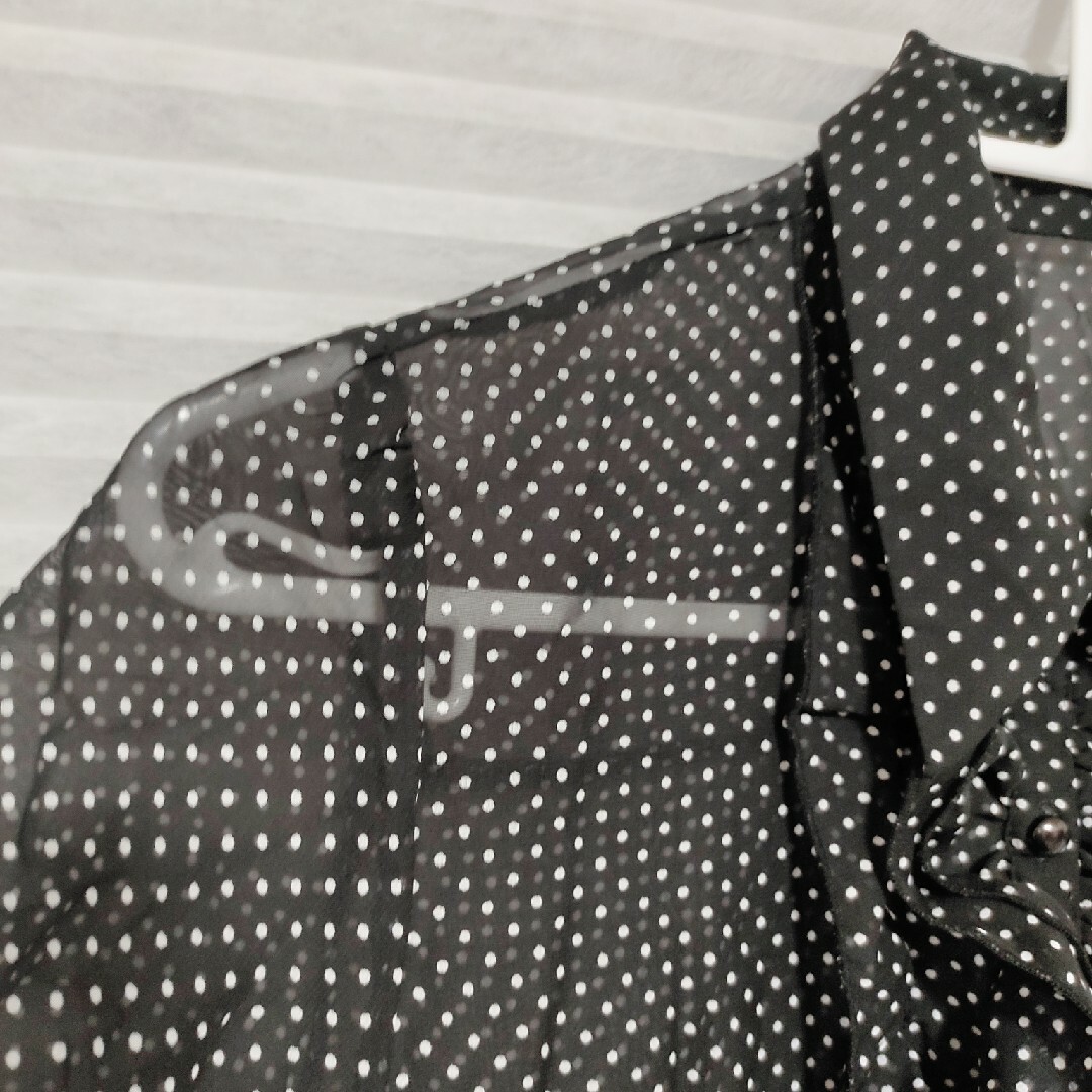 シースルーシャツ　9R レディースのトップス(シャツ/ブラウス(長袖/七分))の商品写真