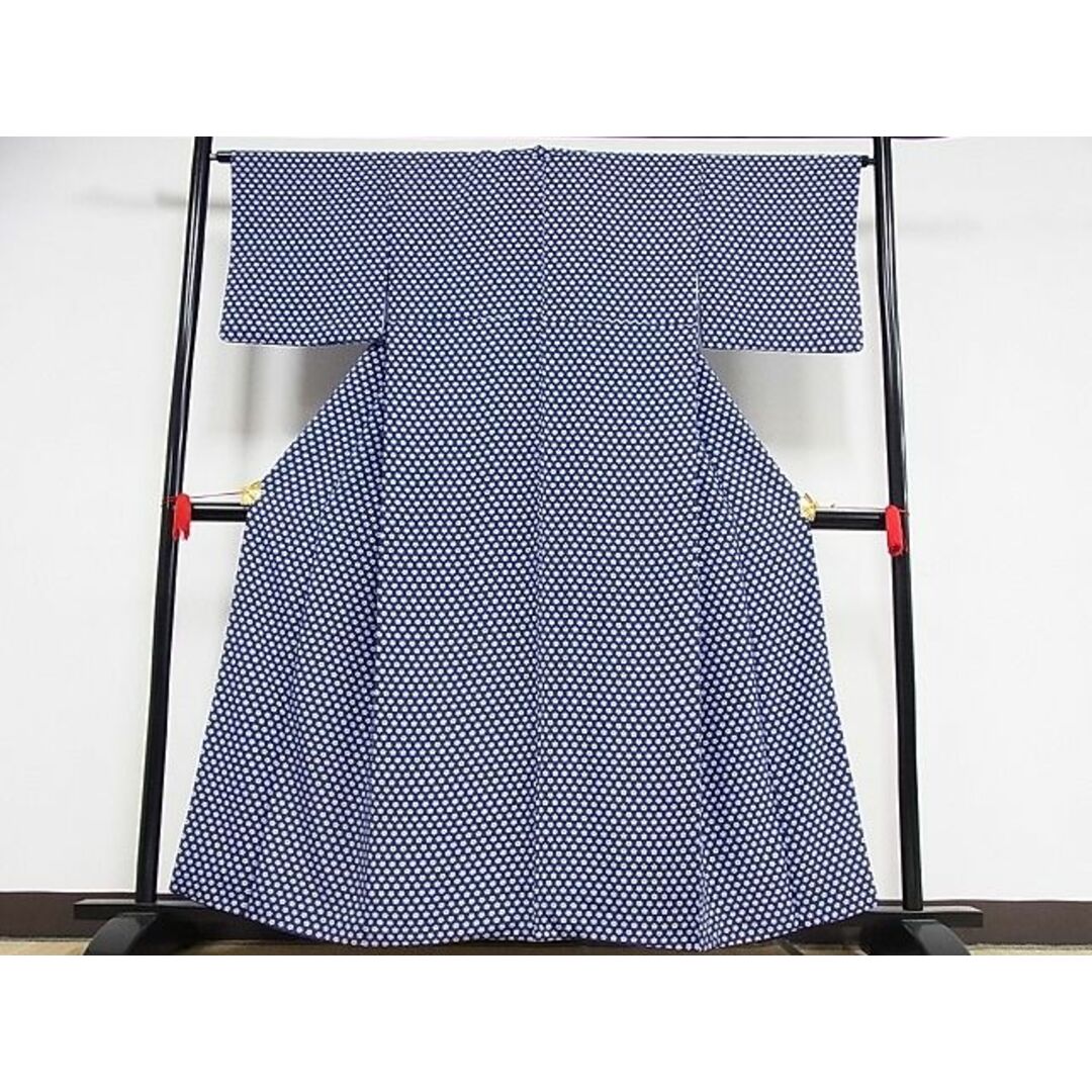 平和屋-こころ店■上質な小紋 花尽くし 着丈155cm 裄丈64.5cm 正絹 逸品 B-ph7005