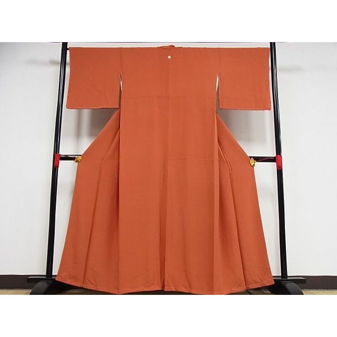 平和屋-こころ店□極上 お召 単衣 横段吉祥文 黒地 着丈168cm 裄丈67cm ...