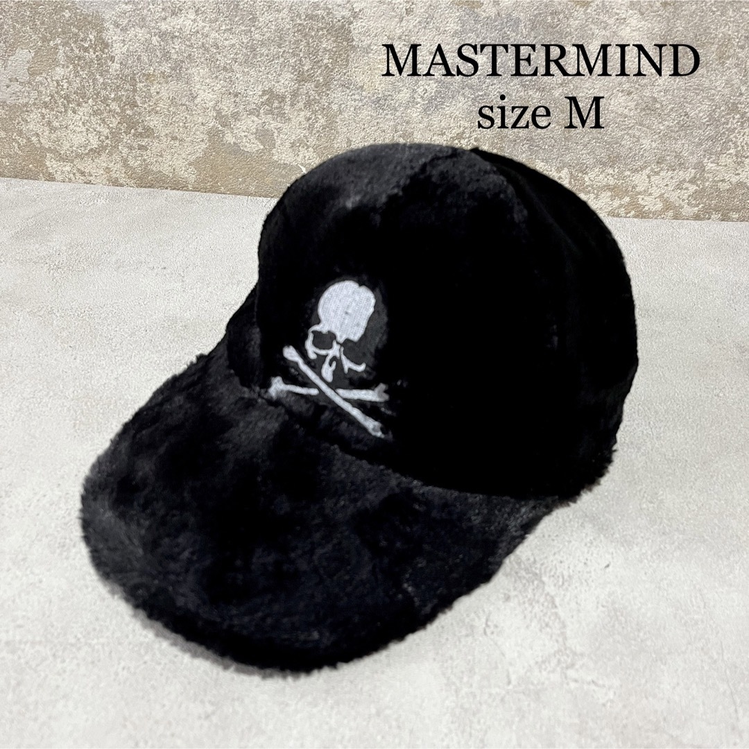 MASTERMIND スカルワッペン ボア キャップ 帽子スカルワッペン