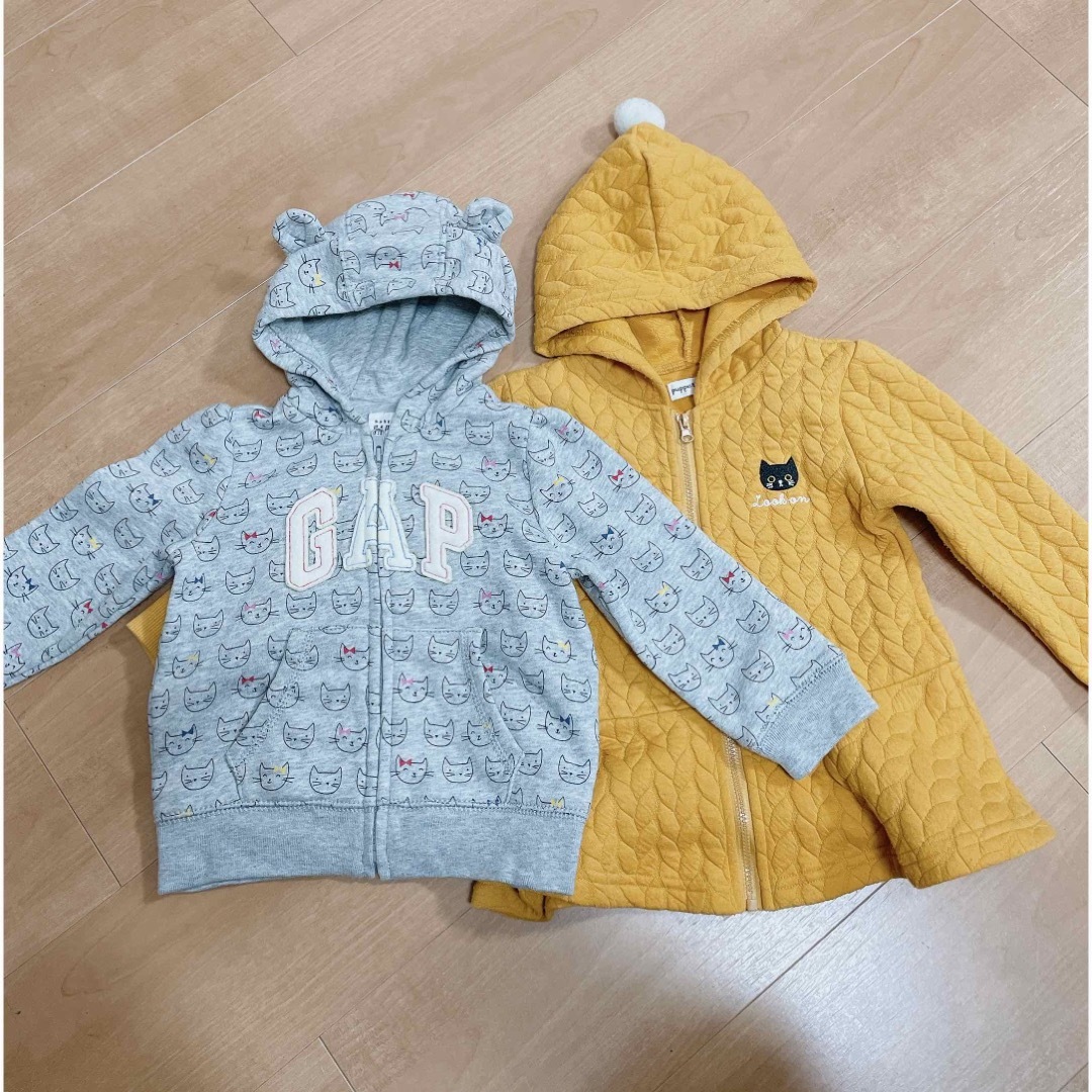 Baby GAP 女の子用 薄手のパーカー2枚 - アウター