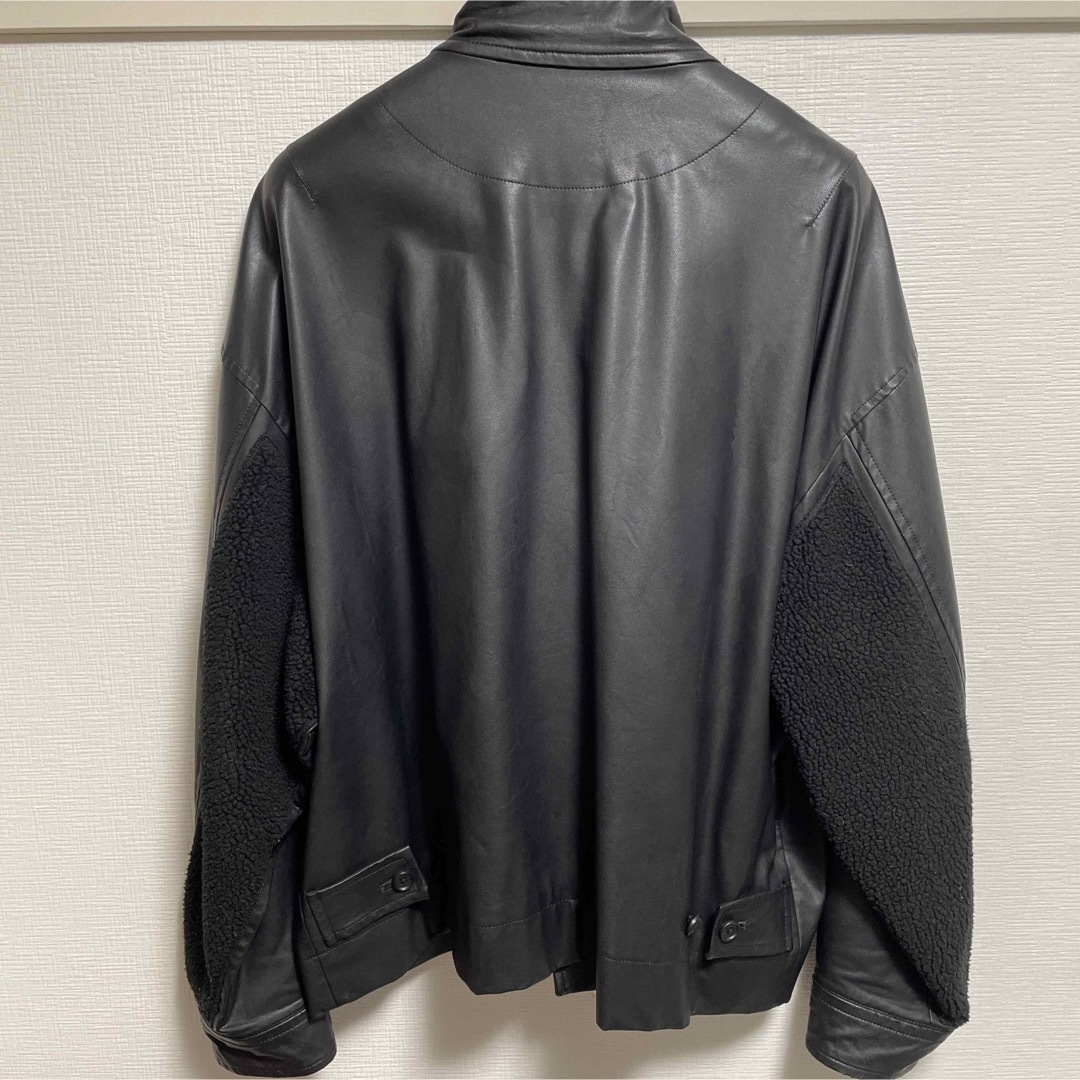 stein  john別注　fake leather jacket