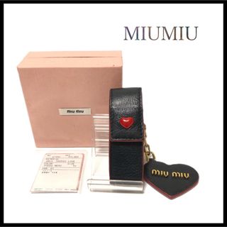 miumiu - 【美品】MIUMIU ミュウミュウ キーホルダー リップケース