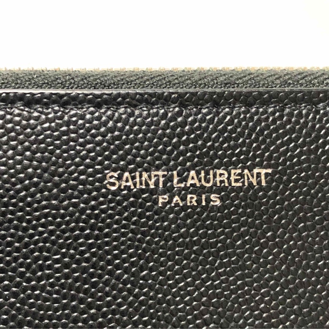 イヴサンローラン クラッチバッグ カサンドラ YSL ブラック キャビア