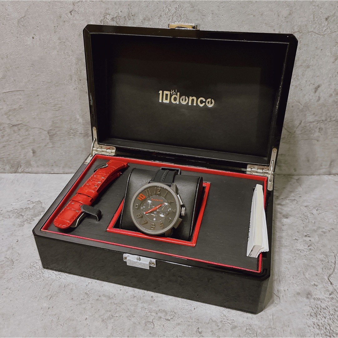 メンズ希少 1000本限定 Tendence テンデンス 10th 腕時計 10周年