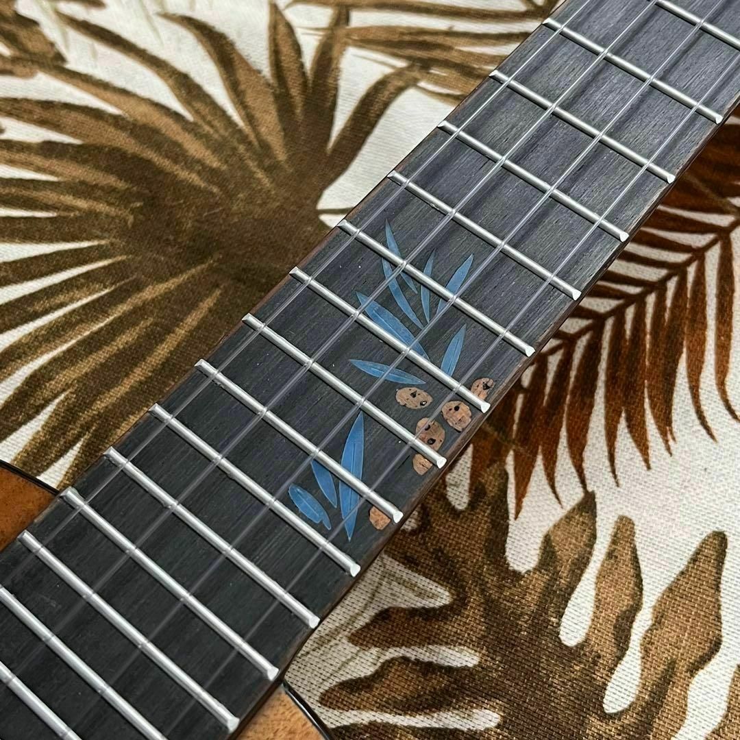 【総単板】Myronのアカシアコア材エレキ・コンサートウクレレ【ukulele】