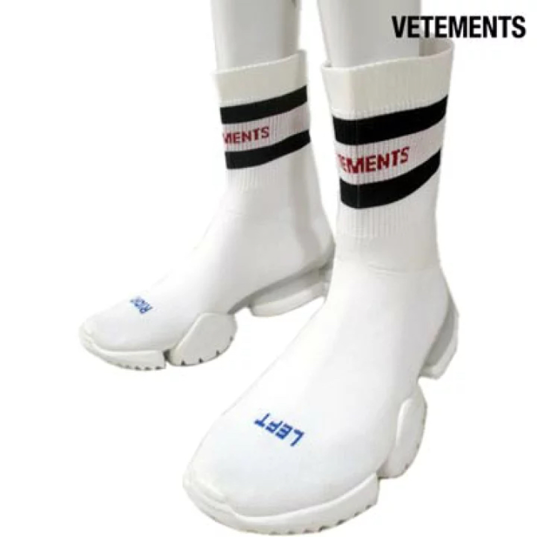 VETEMENTS(ヴェトモン)のvetements reebok socks sneeker ソックススニーカー メンズの靴/シューズ(スニーカー)の商品写真