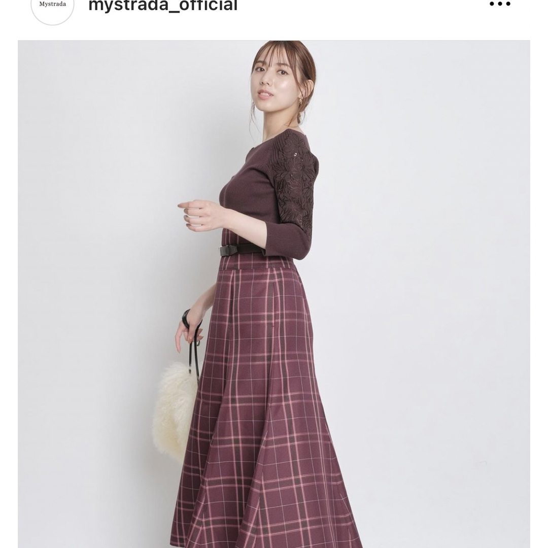 【新品】Mystrada　セミフレアスカート