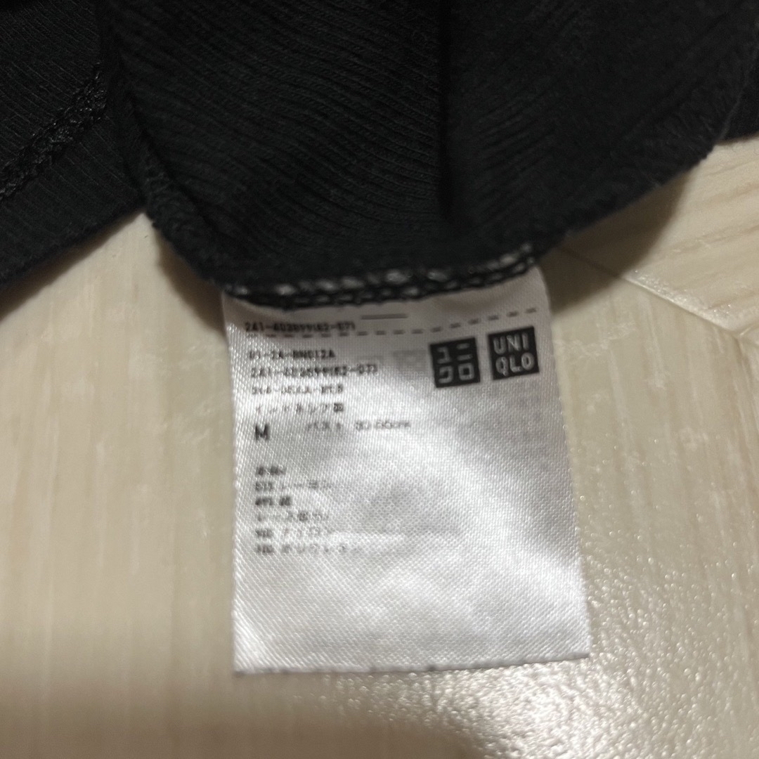 UNIQLO(ユニクロ)のユニクロ　UNIQLO  タンクトップ　レース　黒 レディースのトップス(タンクトップ)の商品写真