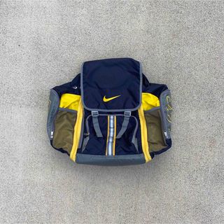 00s NIKE PARACHUTE BACKPACK NAVY Y2K