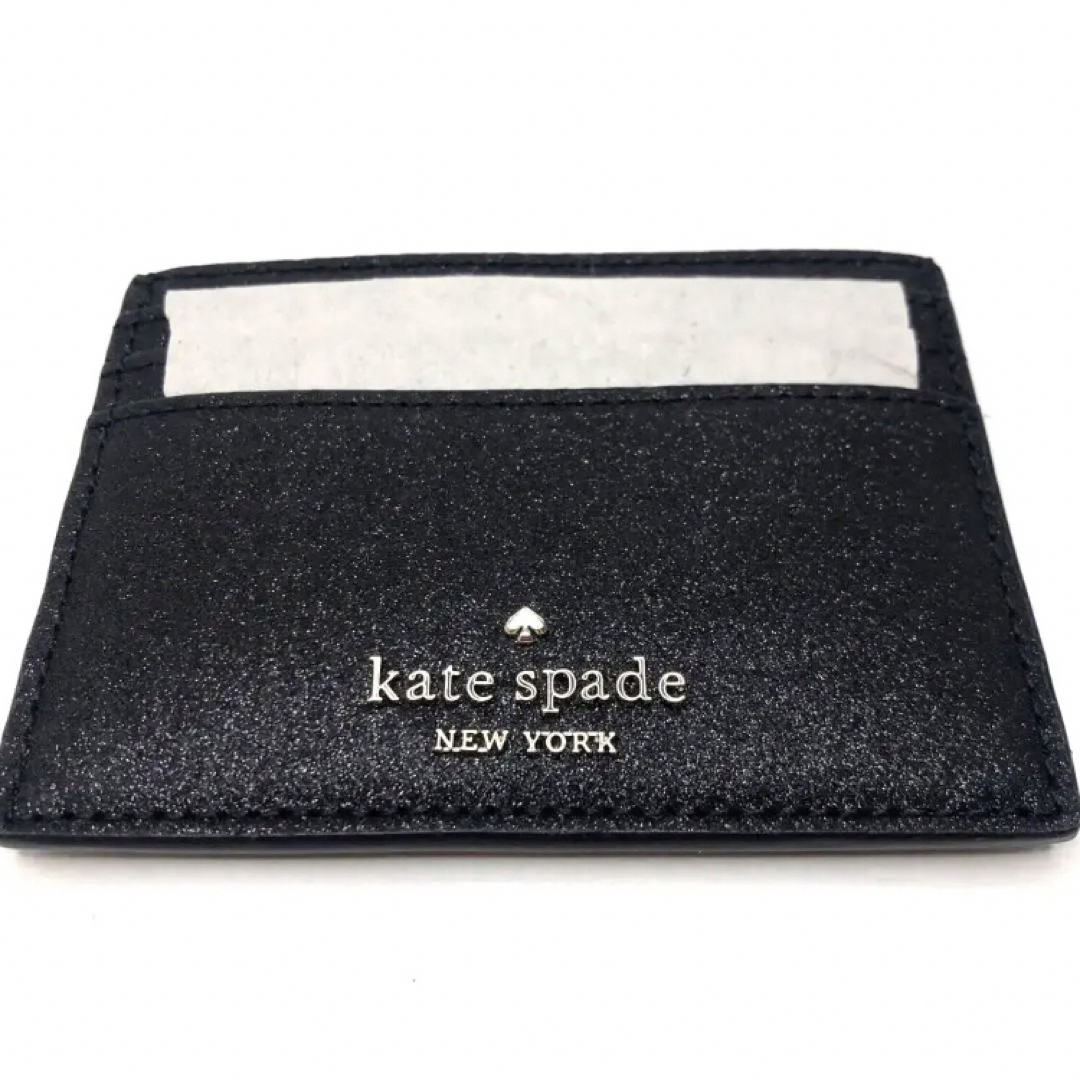 kate spade new york(ケイトスペードニューヨーク)の【新品】ケイトスペード カードケース パスケース ティンセル グリッター レディースのファッション小物(名刺入れ/定期入れ)の商品写真