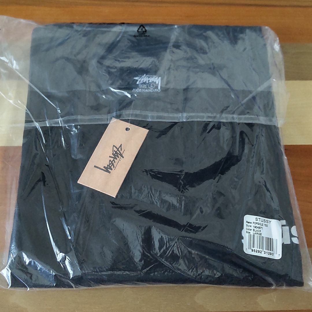 STUSSY(ステューシー)のPOPSICLE TEE 黒／L メンズのトップス(Tシャツ/カットソー(半袖/袖なし))の商品写真