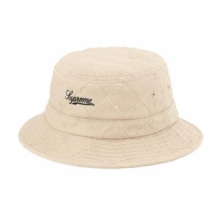 シュプリーム(Supreme)の定価以下　Supreme Punched Denim Crusher beige(ハット)