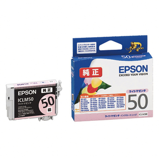 エプソン(EPSON)のEPSON 純正　インクカートリッジ 　ICLM50 ライトマゼンダ(PC周辺機器)