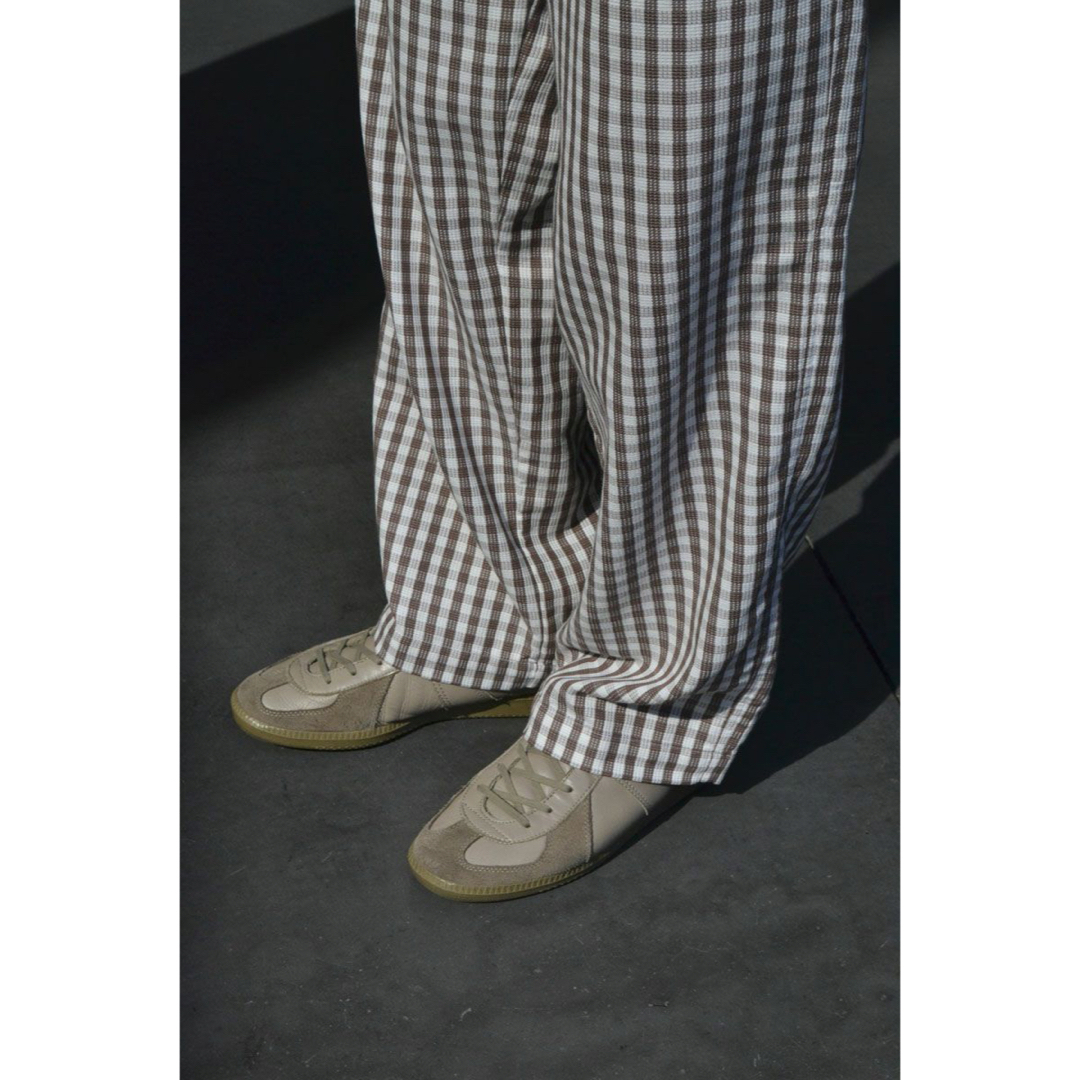 COMOLI(コモリ)のmfpen Easy Trousers[BROWN TABLECLOTH] メンズのパンツ(ワークパンツ/カーゴパンツ)の商品写真