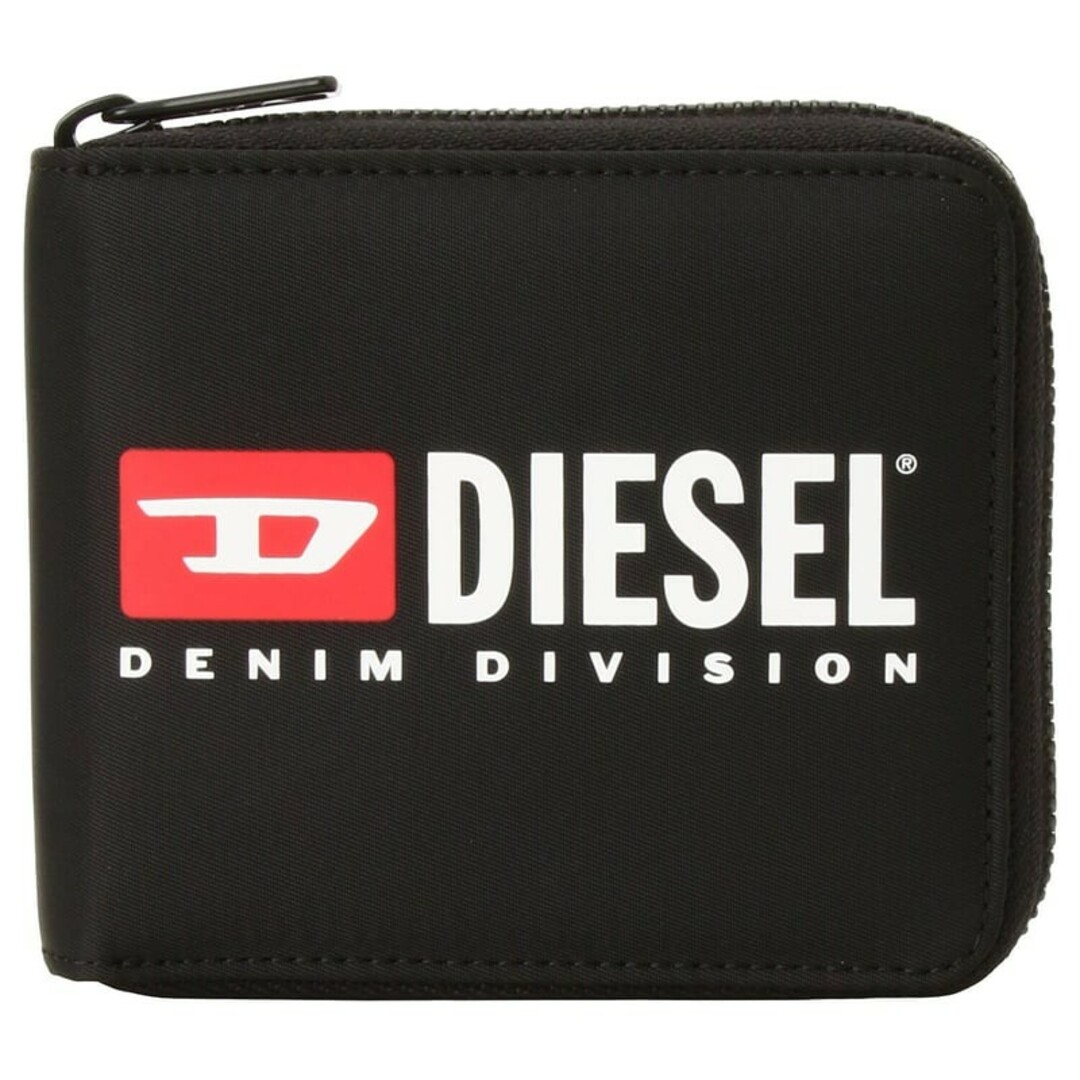 DIESEL(ディーゼル)のディーゼル X09541 P5480 T8013 ロゴプリント 二つ折財布 メンズのファッション小物(折り財布)の商品写真