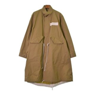 サカイ(sacai)のsacai サカイ モッズコート 2(M位) ベージュ 【古着】【中古】(モッズコート)