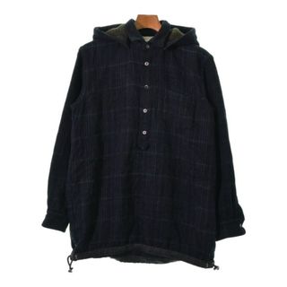 サカイ(sacai)のsacai サカイ カジュアルシャツ -(XXL位) 黒x緑xグレー(チェック) 【古着】【中古】(シャツ)