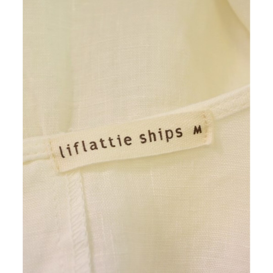 liflattie ships(リフラッティシップス)のliflattie Ships リフラッティシップス ブラウス M 白 【古着】【中古】 レディースのトップス(シャツ/ブラウス(長袖/七分))の商品写真