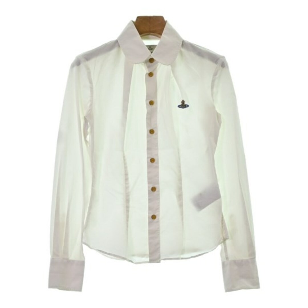 Vivienne Westwood カジュアルシャツ 36(XS位) 白 - シャツ/ブラウス ...