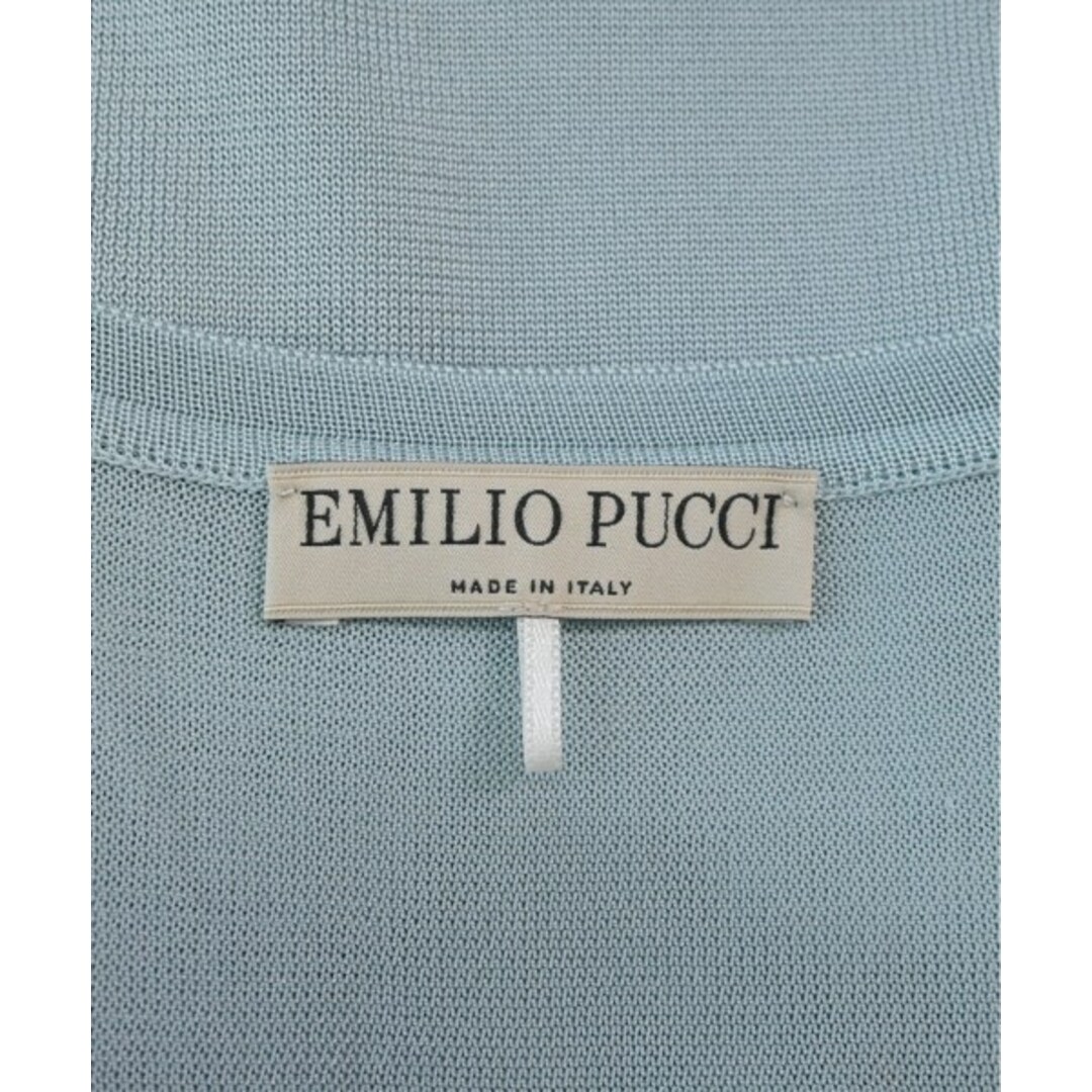 EMILIO PUCCI エミリオプッチ ベスト/ノースリーブ S 水色 - ベスト/ジレ