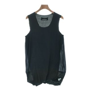 トリココムデギャルソン(tricot COMME des GARCONS)のtricot COMME des GARCONS ブラウス -(M位) 紺 【古着】【中古】(シャツ/ブラウス(長袖/七分))