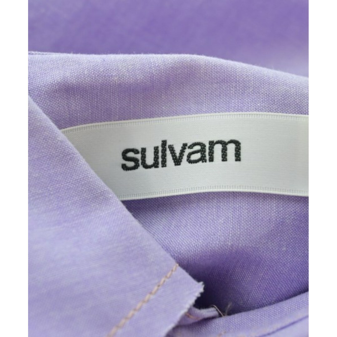 sulvam - sulvam サルバム カジュアルシャツ M 紫 【古着】【中古】の