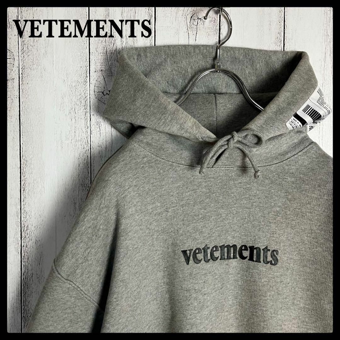 希少サイズ】VETEMENTS ヴェトモン パーカー プルオーバー スウェット-