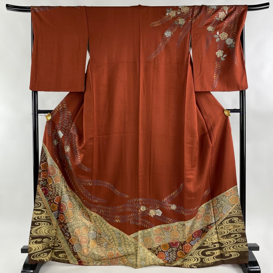 訪問着 身丈168cm 裄丈67cm 正絹 美品 秀品 - 着物 振袖 美品 逸品 身丈168cm 裄丈67cm 正絹