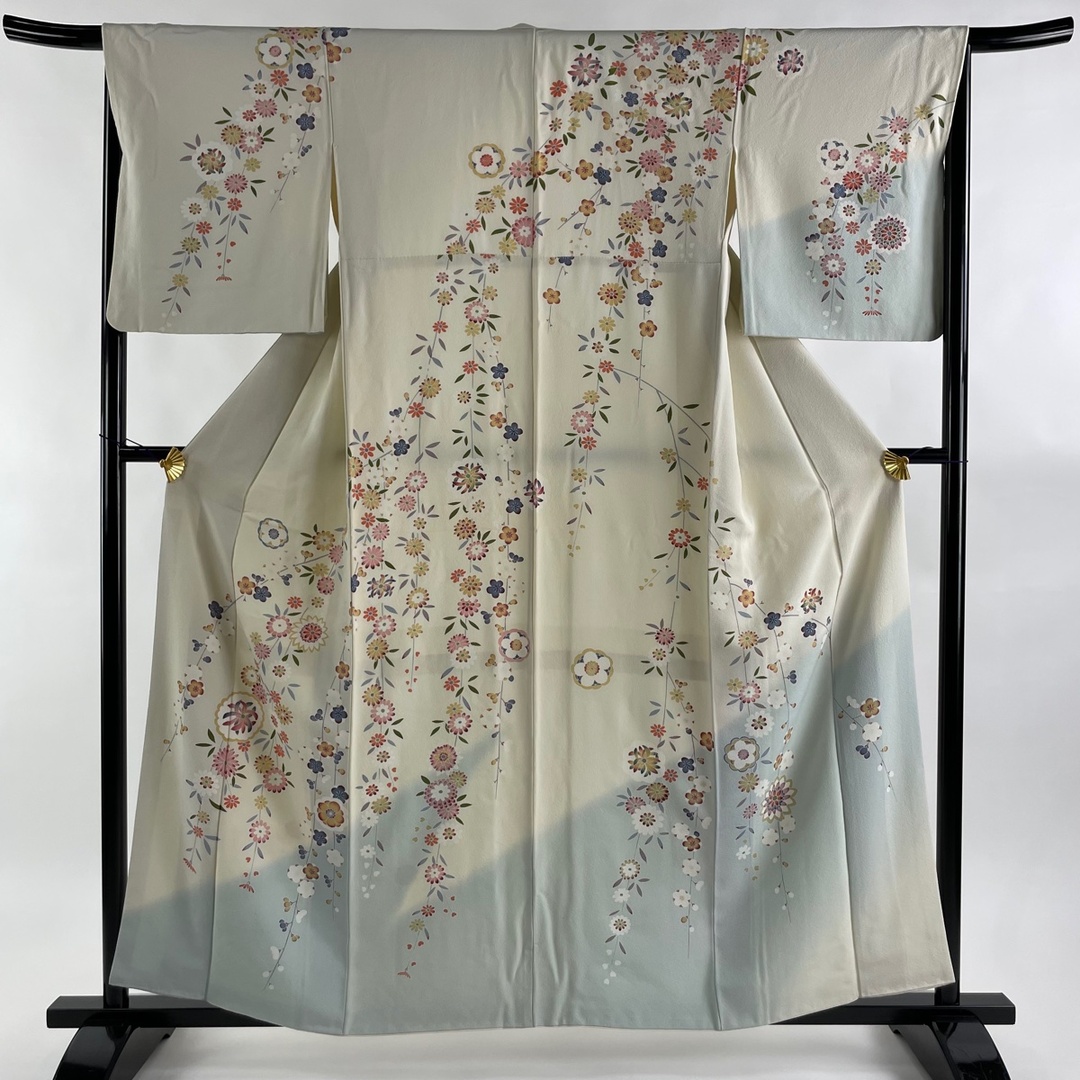 訪問着 身丈158cm 裄丈66cm 正絹 美品 逸品 - 着物