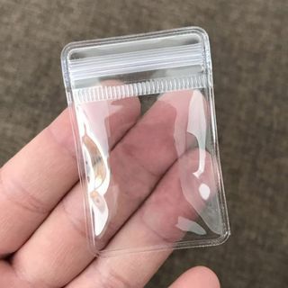 【数量限定】100枚入 ジュエリー袋 pvc アクセサリー 袋 ジップ パッキン(ドレッサー/鏡台)