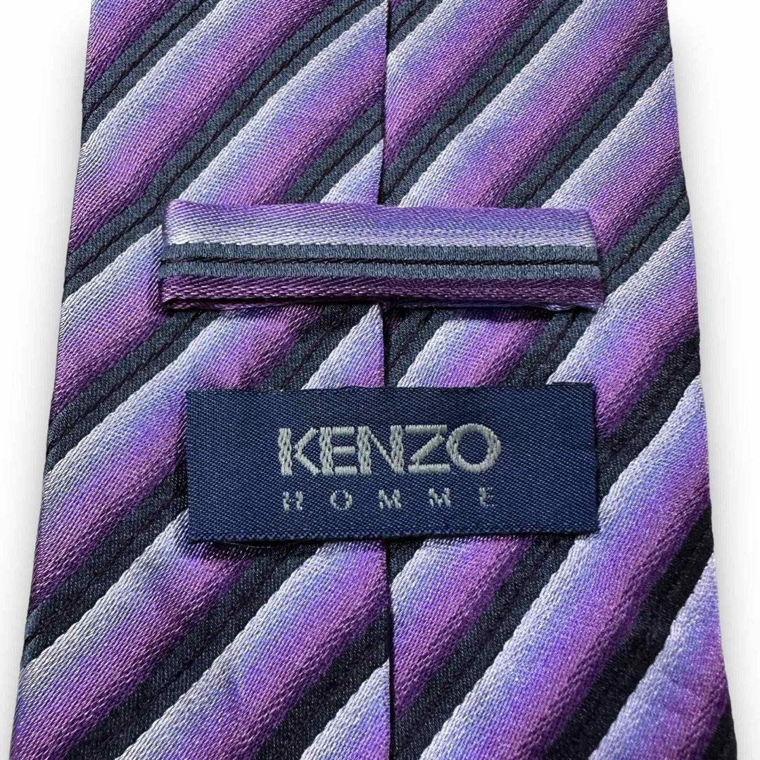 KENZO(ケンゾー)のKENZO ケンゾー ストライプ 高級シルク100% 人気ブランド おしゃれ メンズのファッション小物(ネクタイ)の商品写真