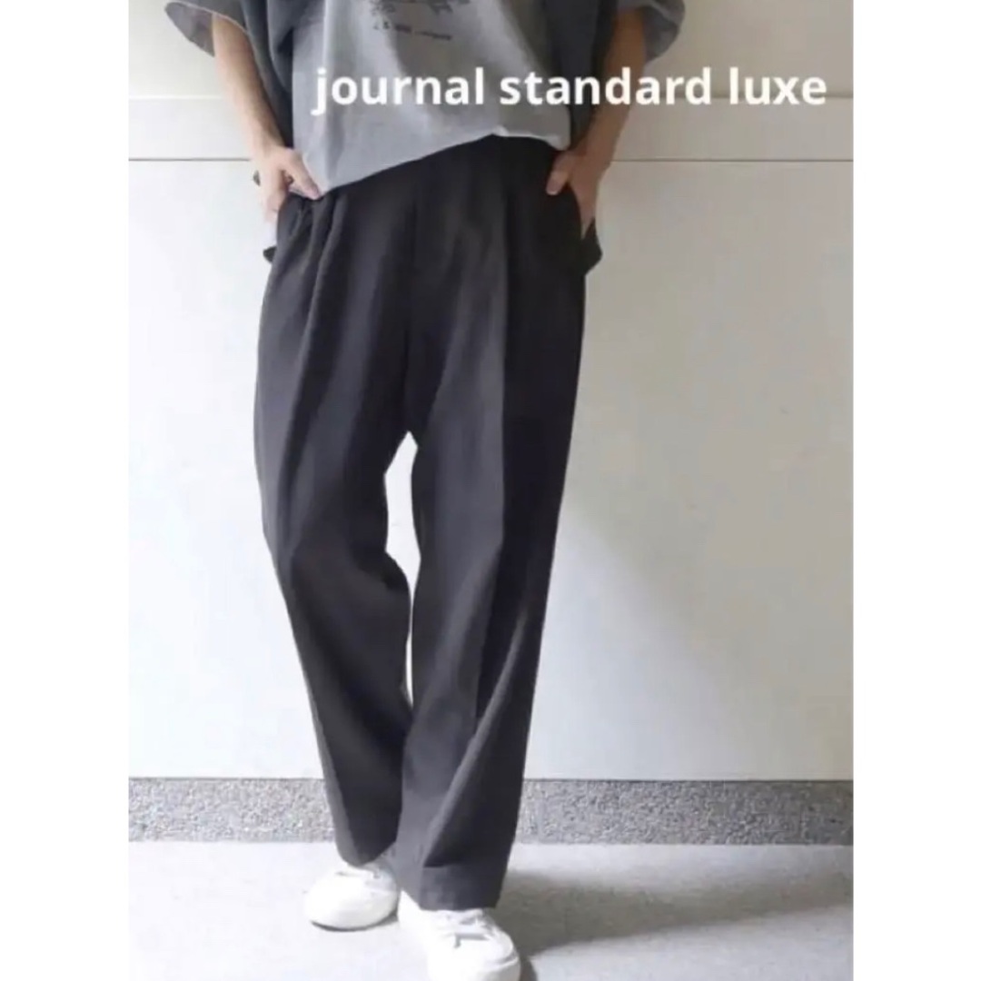JOURNAL STANDARD - ジャーナルスタンダードラックス⭐︎ライトツイル タックテーパーパンツ