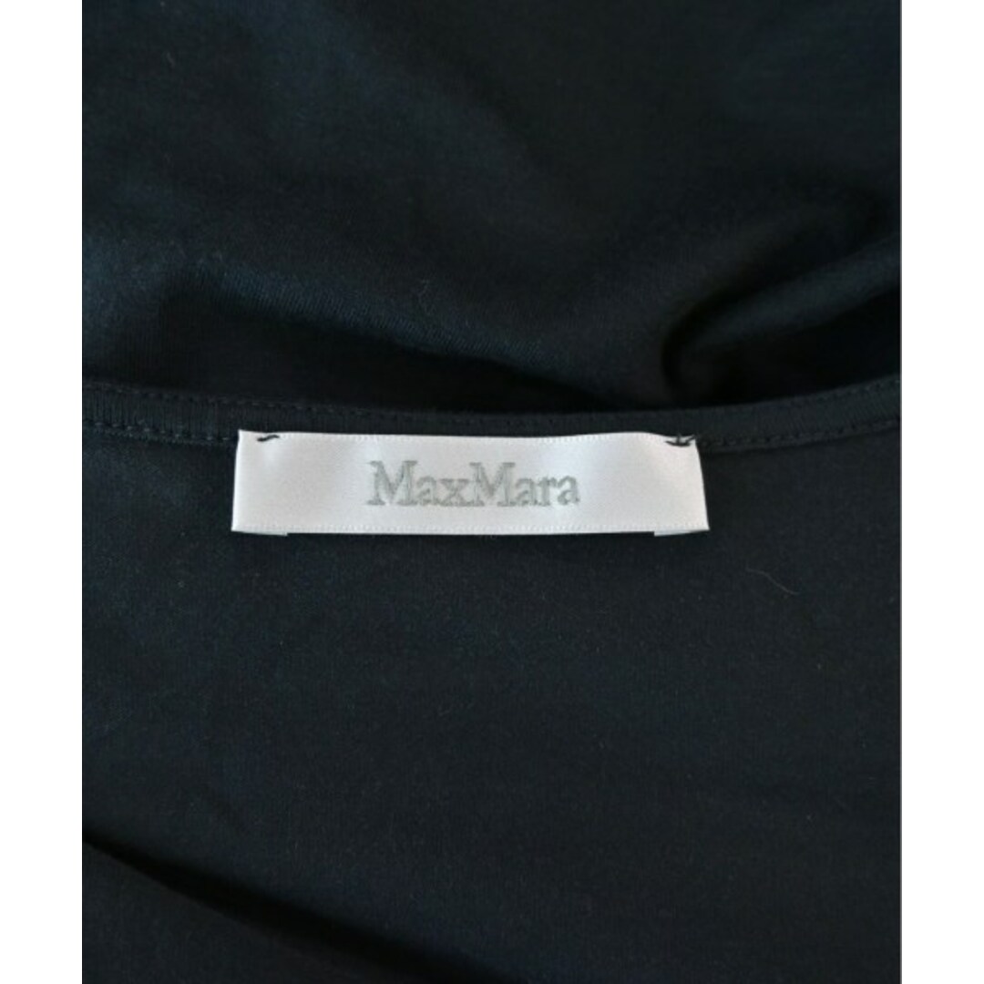 Max Mara(マックスマーラ)のMax Mara マックスマーラ Tシャツ・カットソー -(S位) 黒 【古着】【中古】 レディースのトップス(カットソー(半袖/袖なし))の商品写真