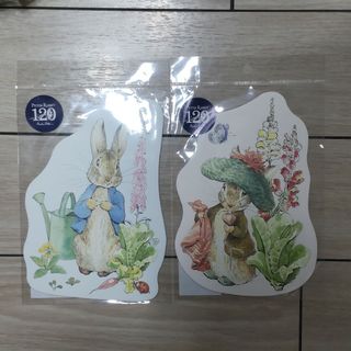 ピーターラビット(PETER RABBIT（TM）)のピーターラビット　出版120周年ピーターラビット展　ダイカットポストカード(キャラクターグッズ)