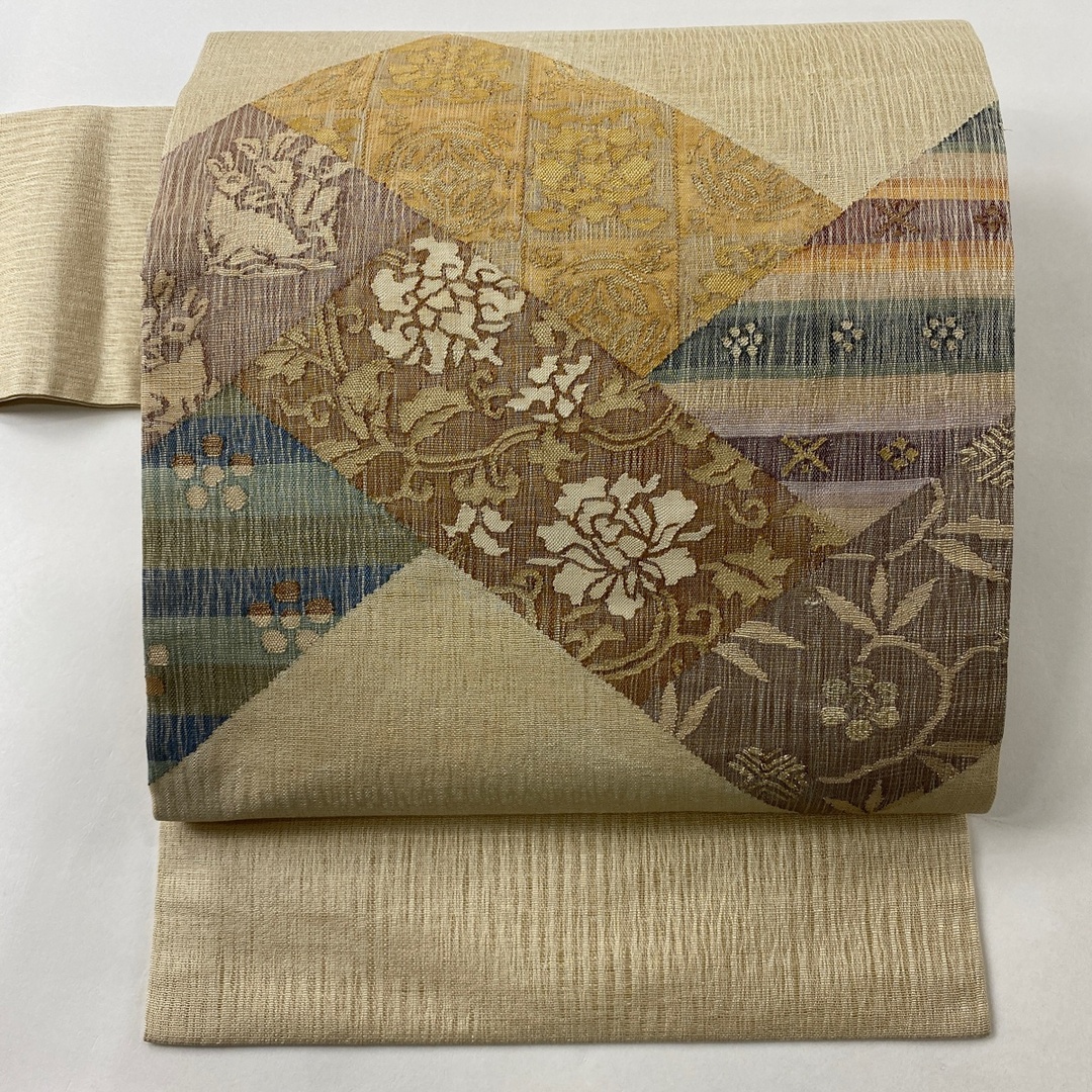 名古屋帯 秀品 正絹 - 帯 名古屋帯 秀品 正絹